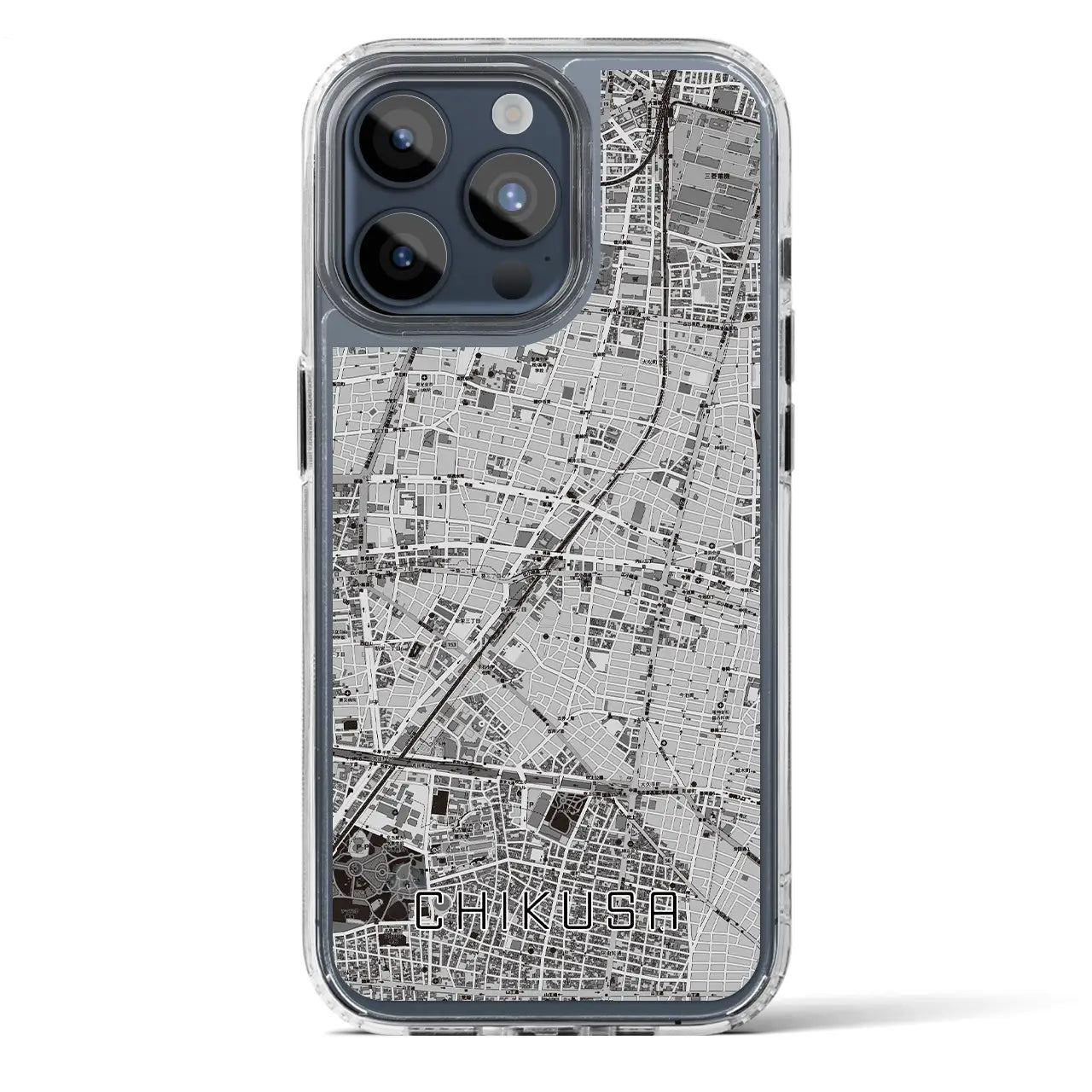 【千種(愛知県)】地図柄iPhoneケース(MagSafeタイプ)