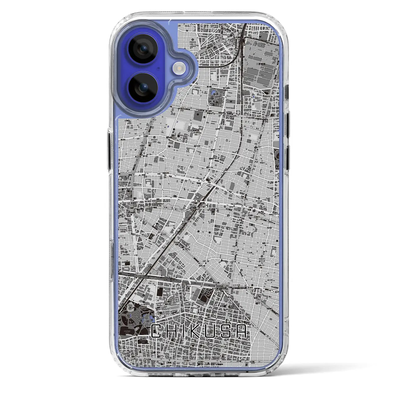 【千種(愛知県)】地図柄iPhoneケース(MagSafeタイプ)