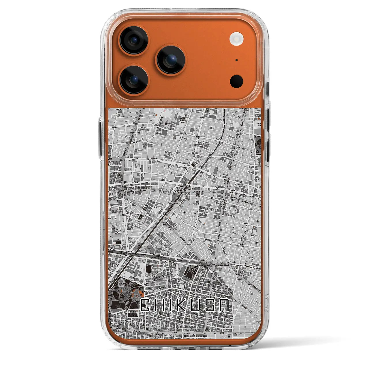 【千種(愛知県)】地図柄iPhoneケース(MagSafeタイプ)