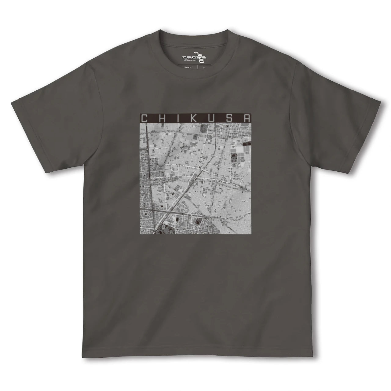 【千種(愛知県)】地図柄ヘビーウェイトTシャツ