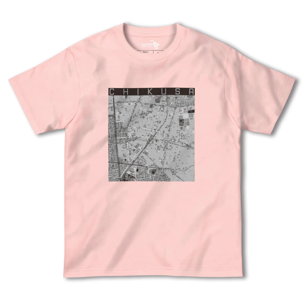 【千種(愛知県)】地図柄ヘビーウェイトTシャツ