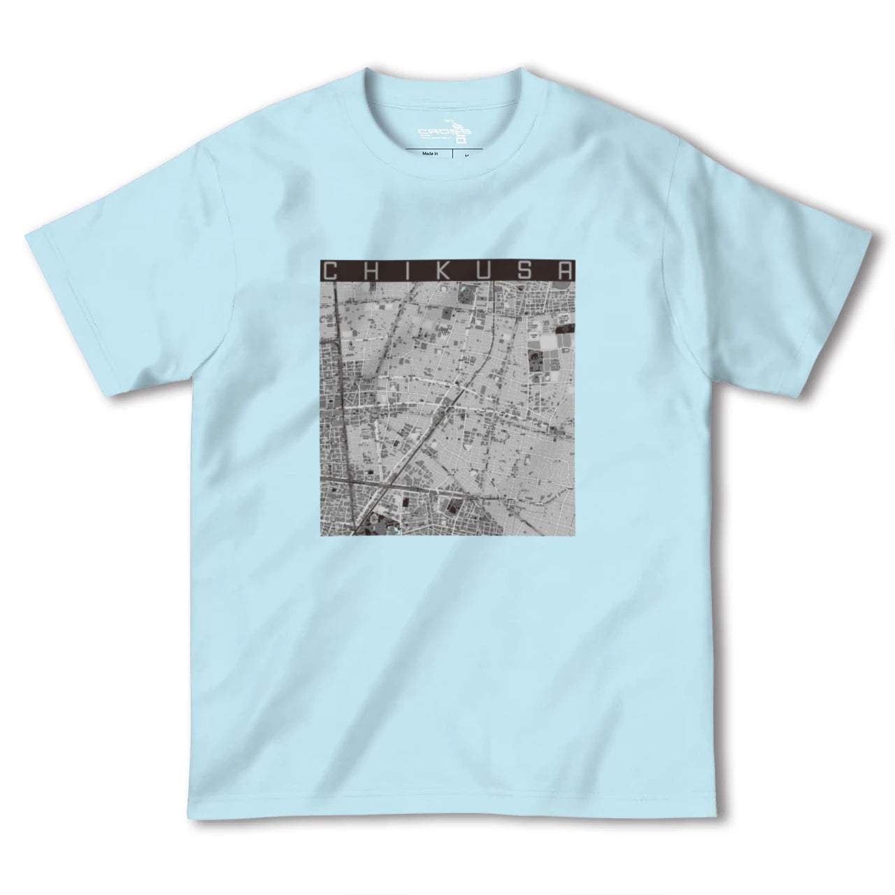 【千種(愛知県)】地図柄ヘビーウェイトTシャツ