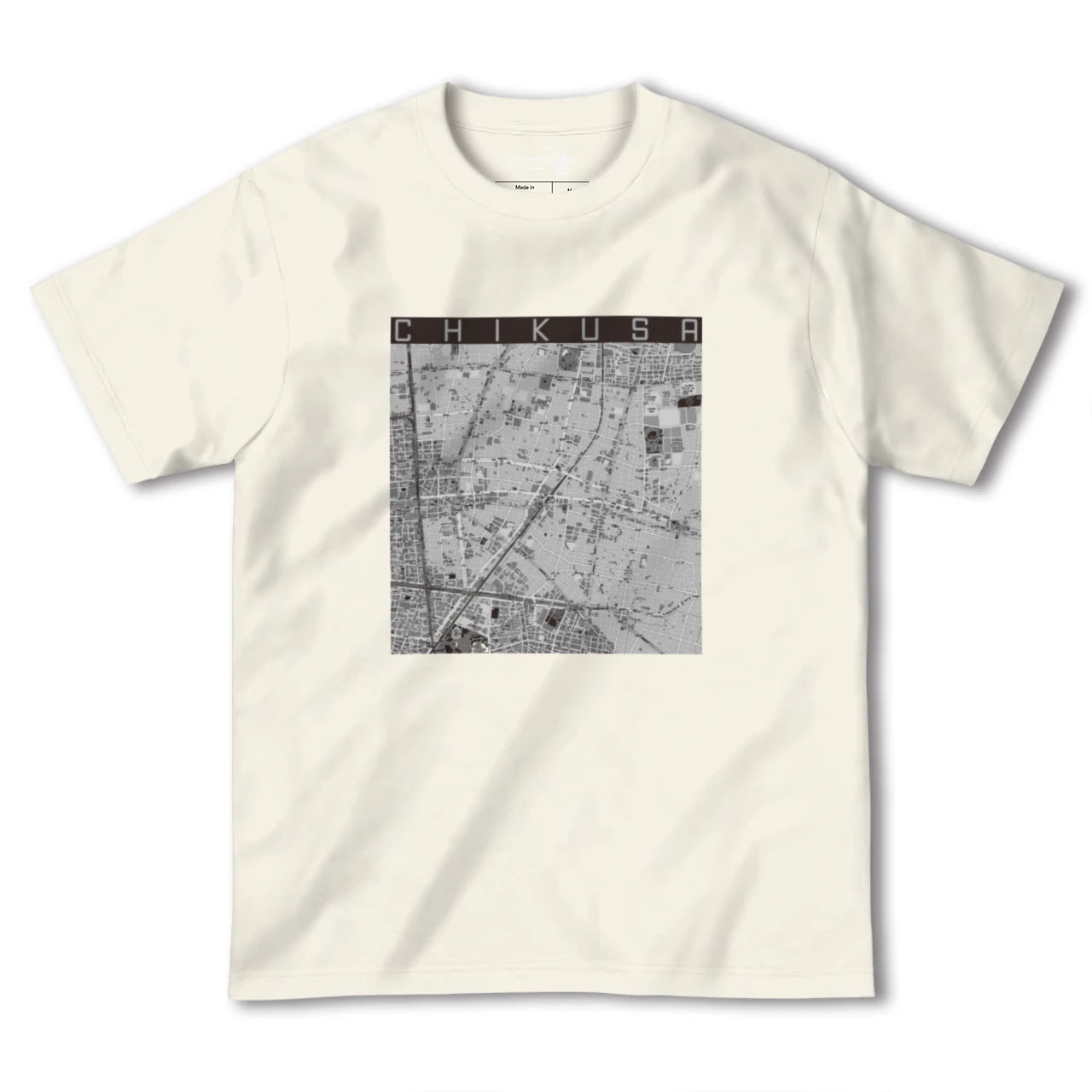 【千種(愛知県)】地図柄ヘビーウェイトTシャツ