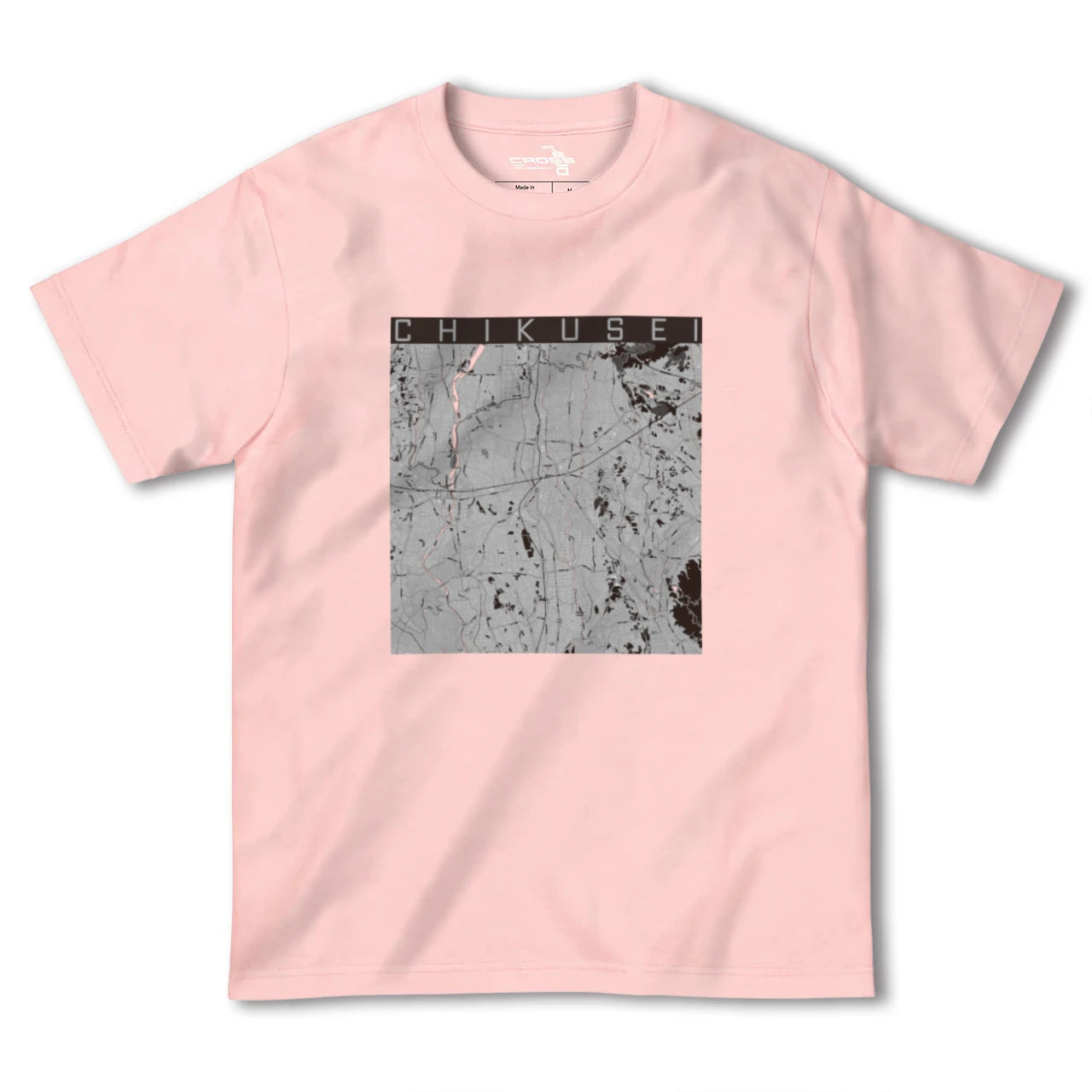 【筑西(茨城県)】地図柄ヘビーウェイトTシャツ