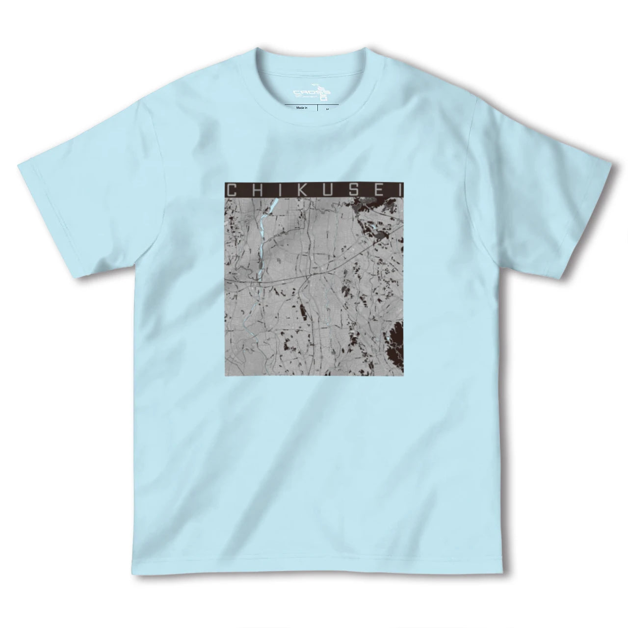 【筑西(茨城県)】地図柄ヘビーウェイトTシャツ
