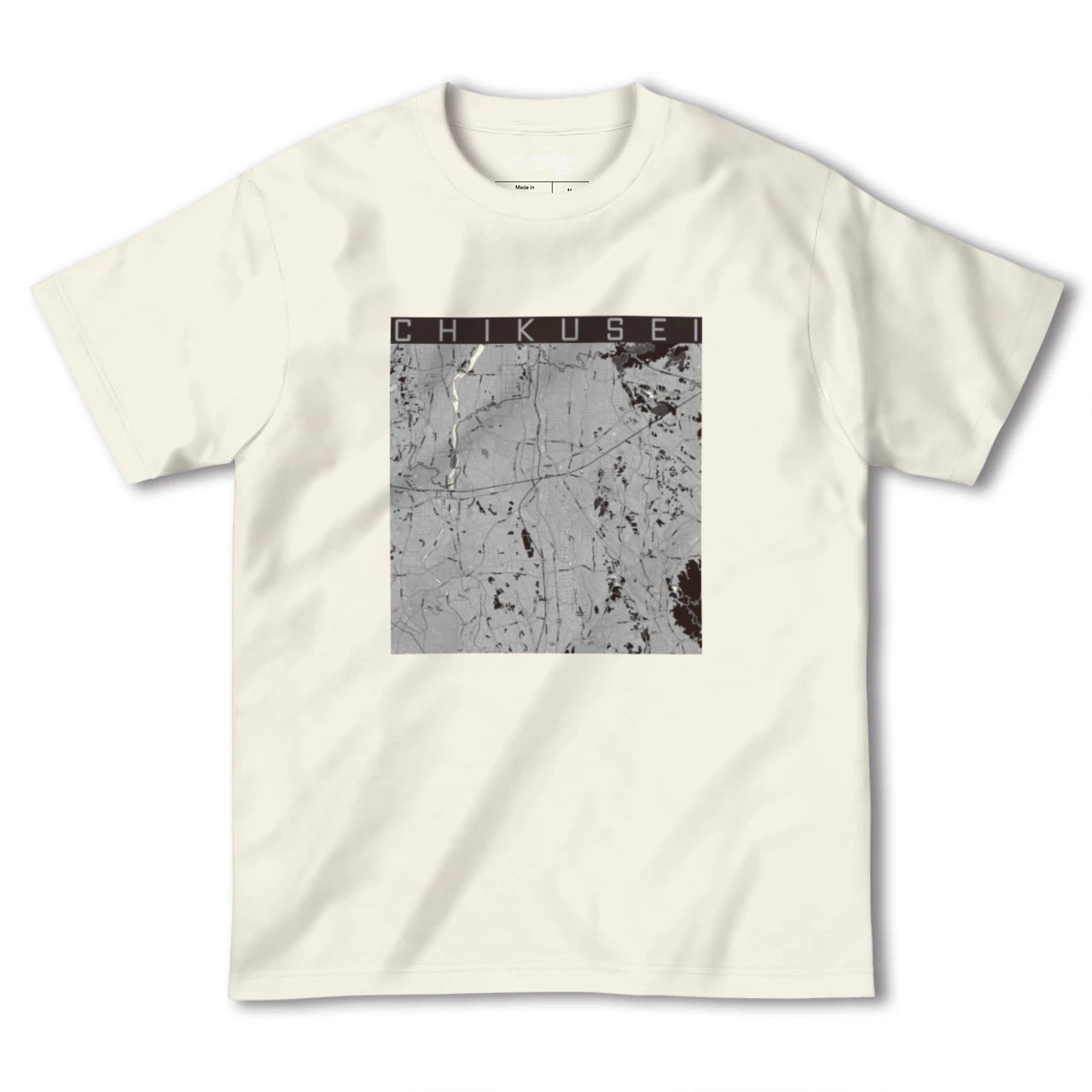 【筑西(茨城県)】地図柄ヘビーウェイトTシャツ