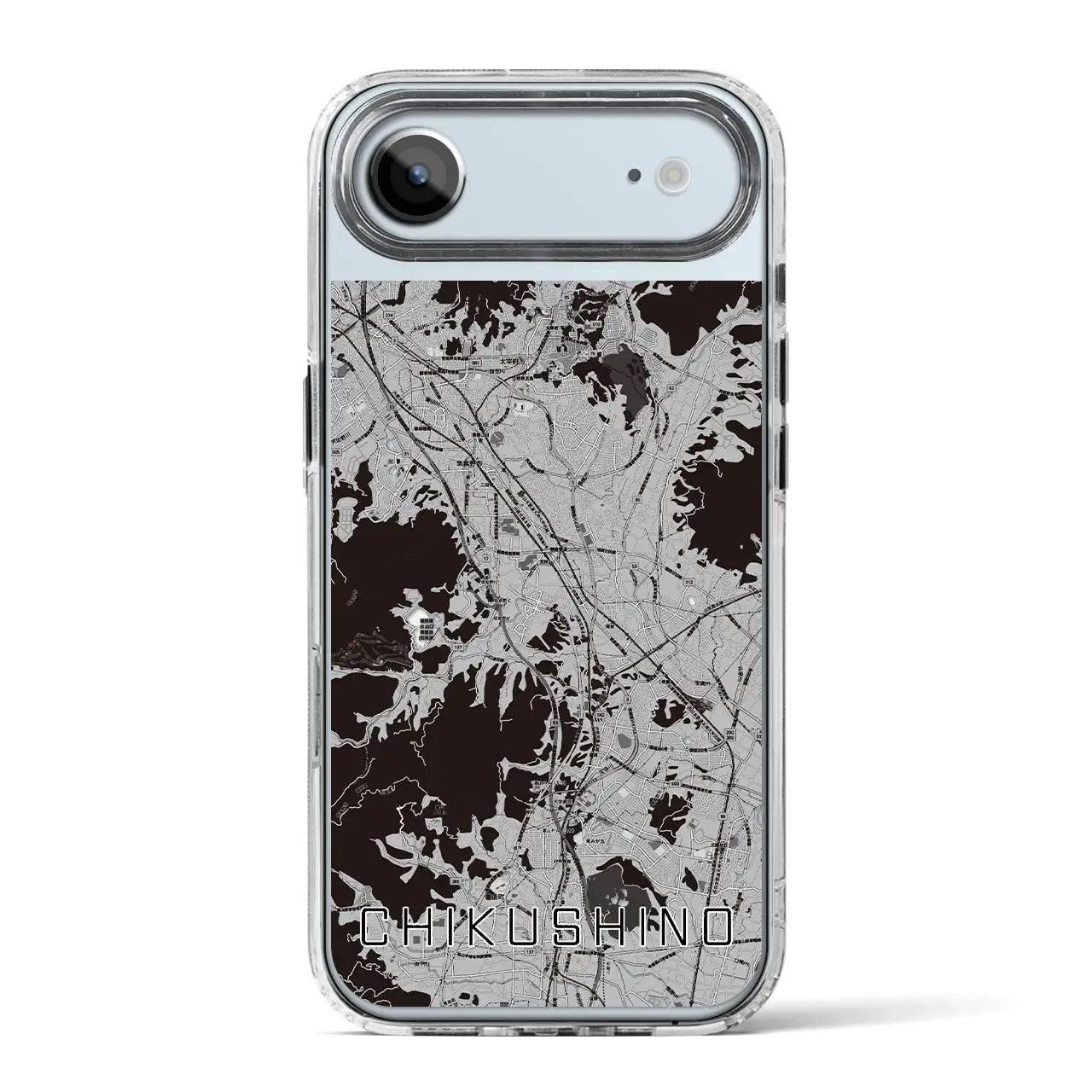 【筑紫野(福岡県)】地図柄iPhoneケース(MagSafeタイプ)