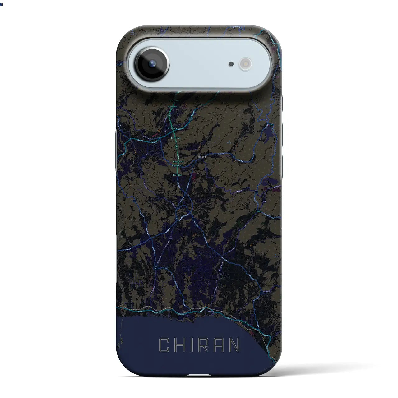 【知覧(鹿児島県)】地図柄iPhoneケース(バックカバータイプ)