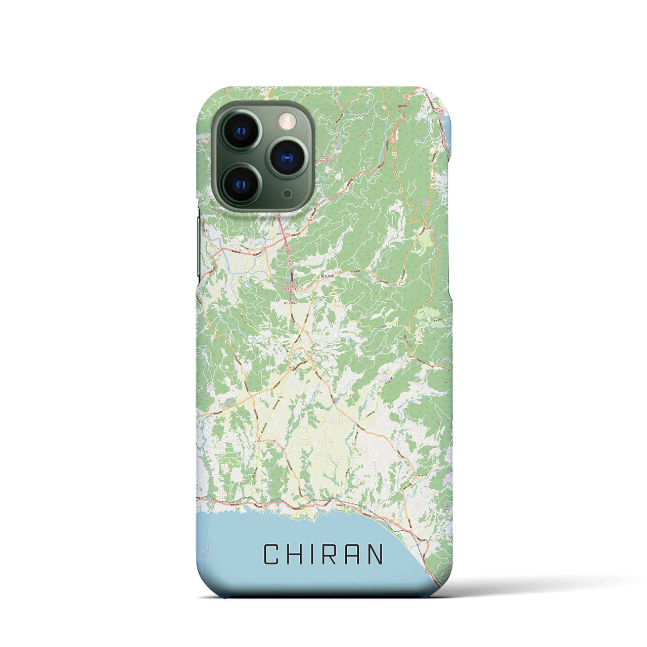 【知覧(鹿児島県)】地図柄iPhoneケース(バックカバータイプ)