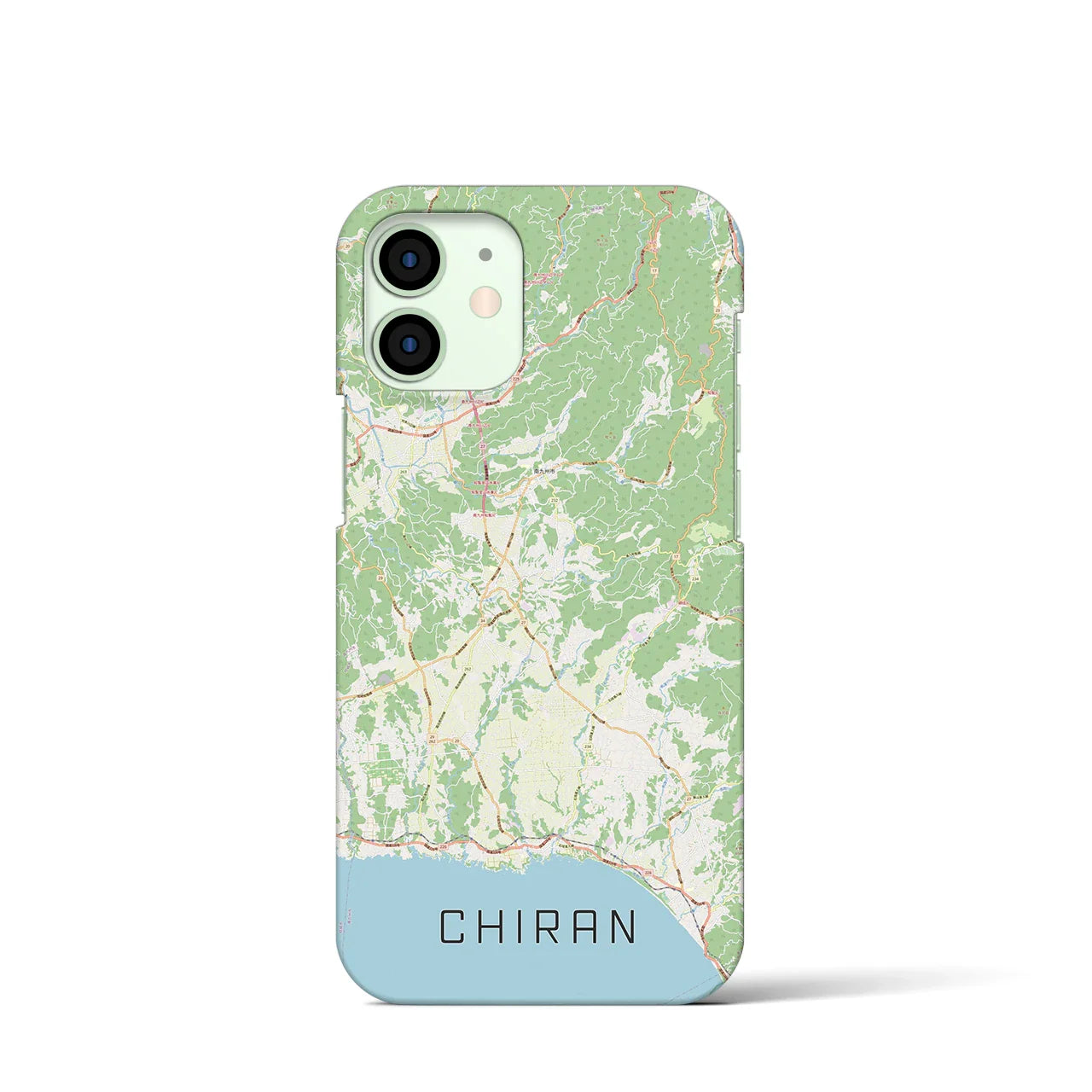 【知覧(鹿児島県)】地図柄iPhoneケース(バックカバータイプ)