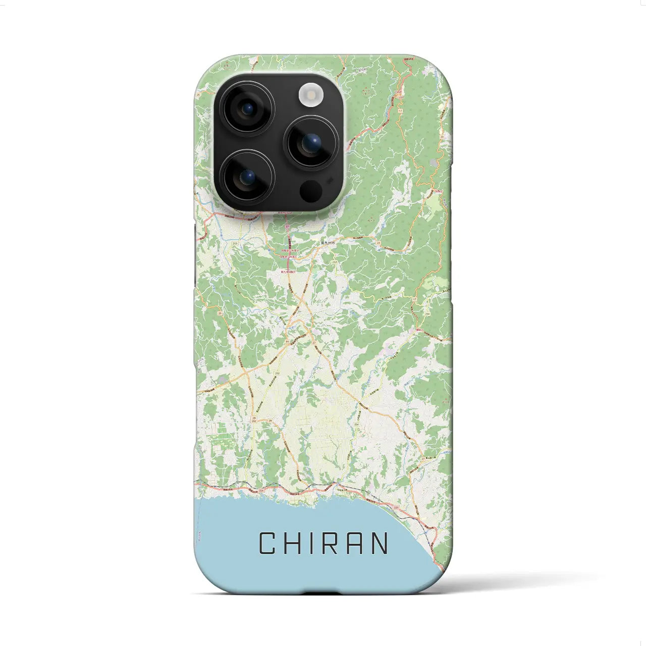 【知覧(鹿児島県)】地図柄iPhoneケース(バックカバータイプ)