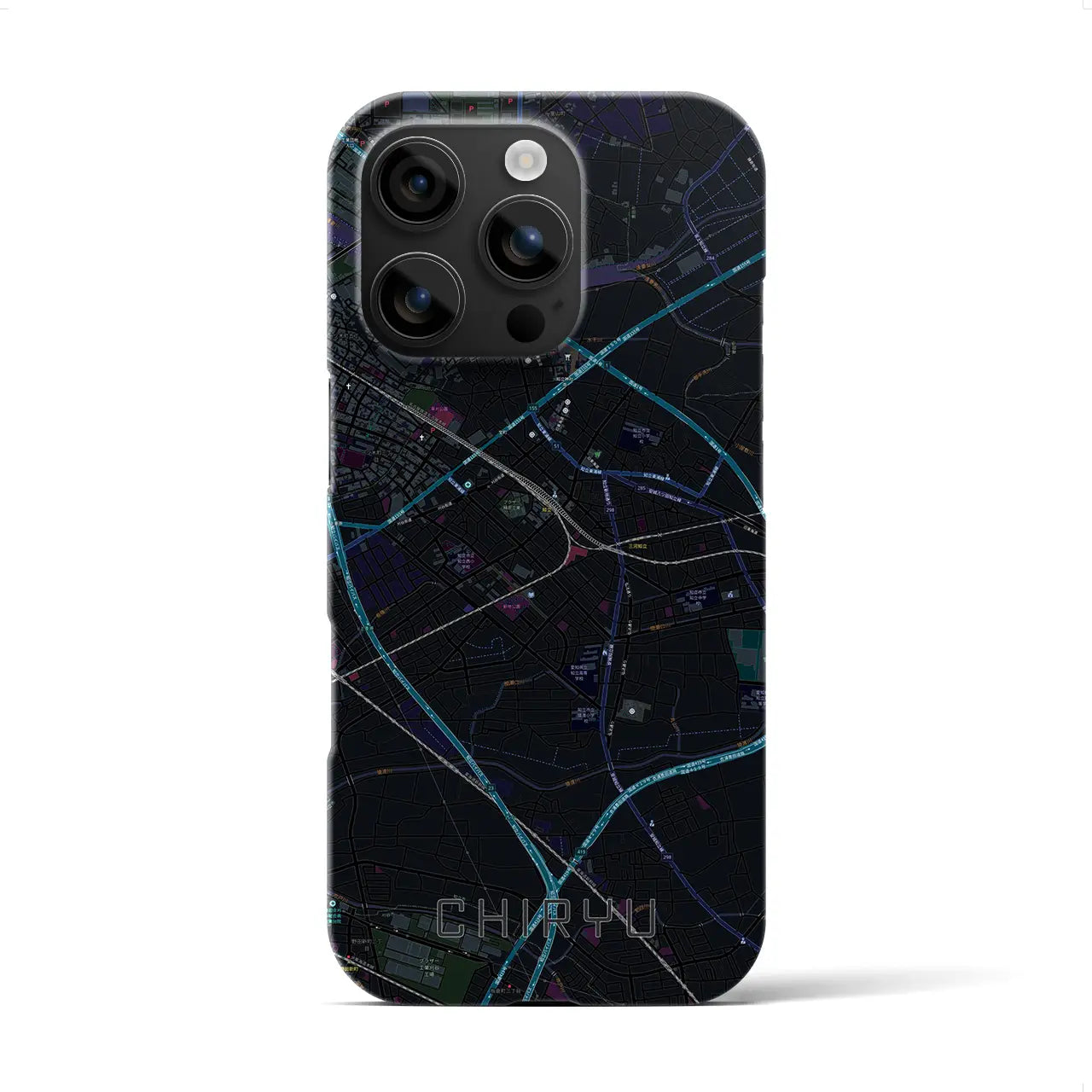 【知立(愛知県)】地図柄iPhoneケース(バックカバータイプ)