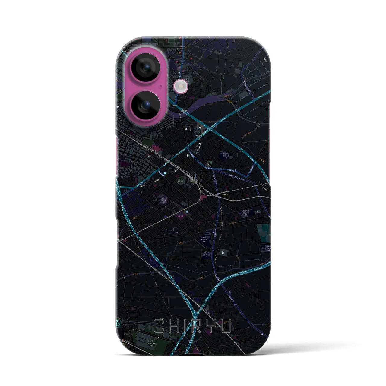 【知立(愛知県)】地図柄iPhoneケース(バックカバータイプ)