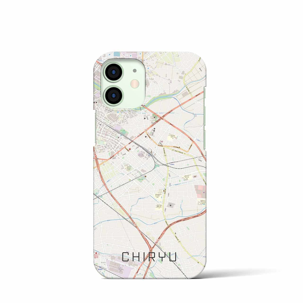 【知立(愛知県)】地図柄iPhoneケース(バックカバータイプ)