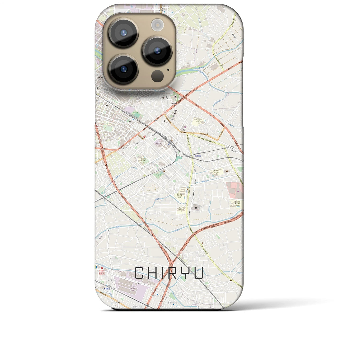 【知立(愛知県)】地図柄iPhoneケース(バックカバータイプ)