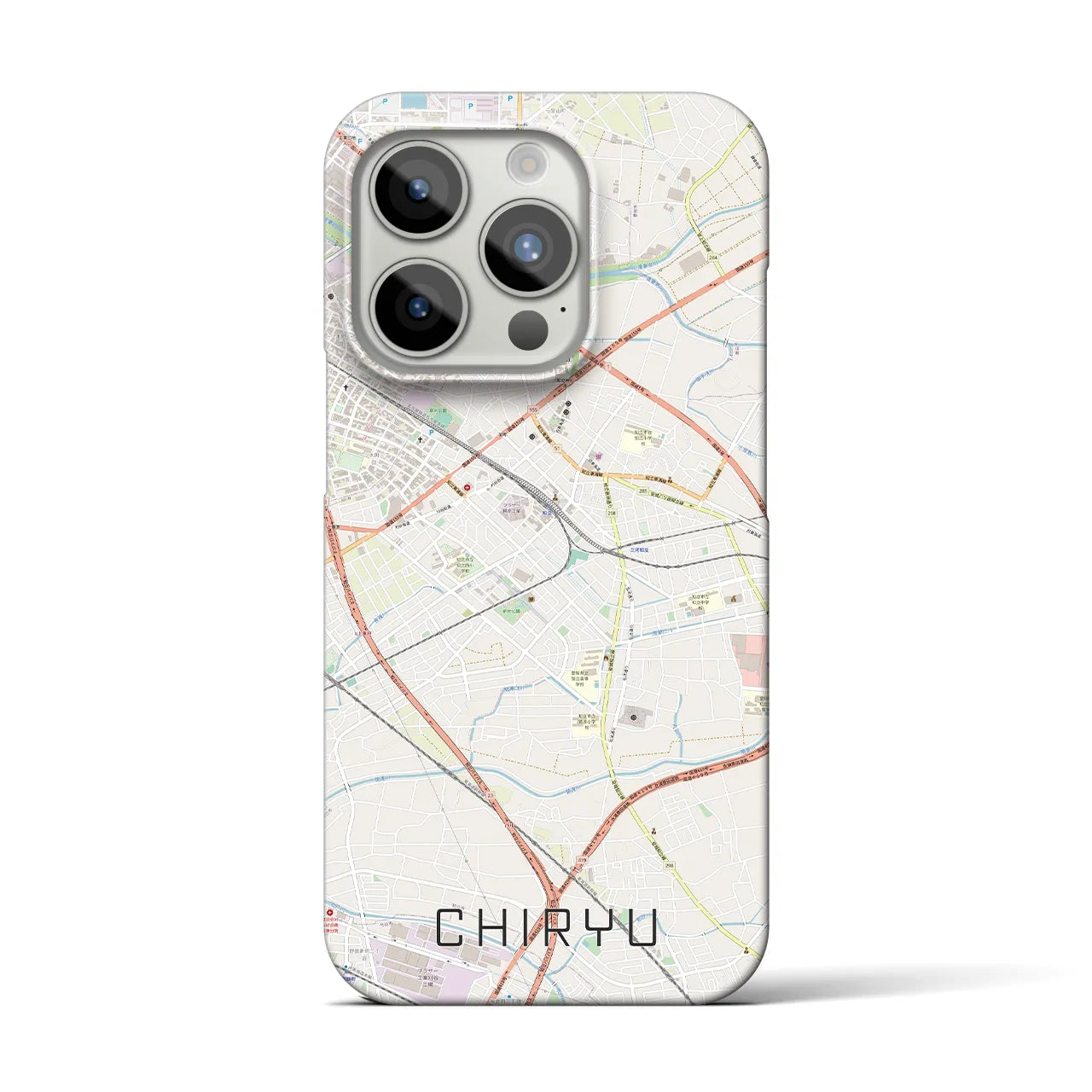 【知立(愛知県)】地図柄iPhoneケース(バックカバータイプ)