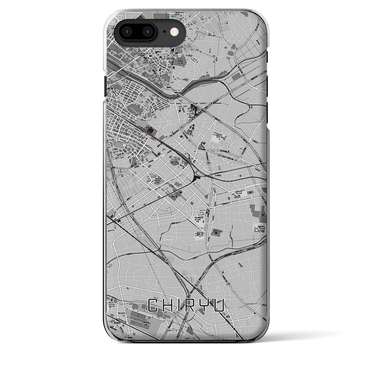 【知立(愛知県)】地図柄iPhoneケース(クリアタイプ)