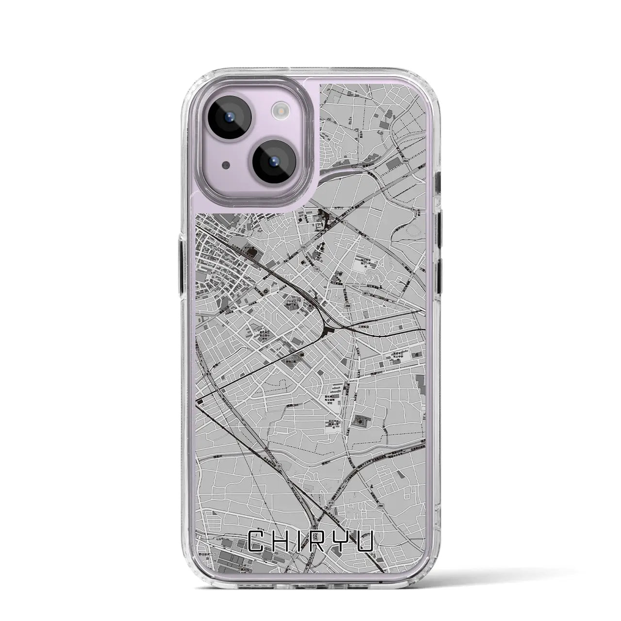 【知立(愛知県)】地図柄iPhoneケース(MagSafeタイプ)