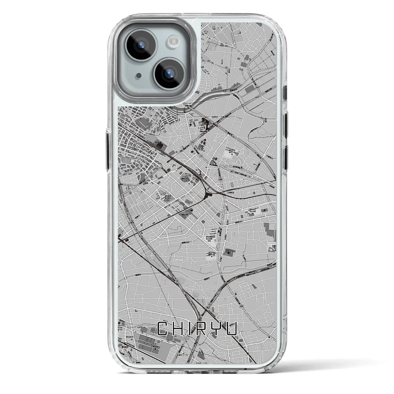 【知立(愛知県)】地図柄iPhoneケース(MagSafeタイプ)