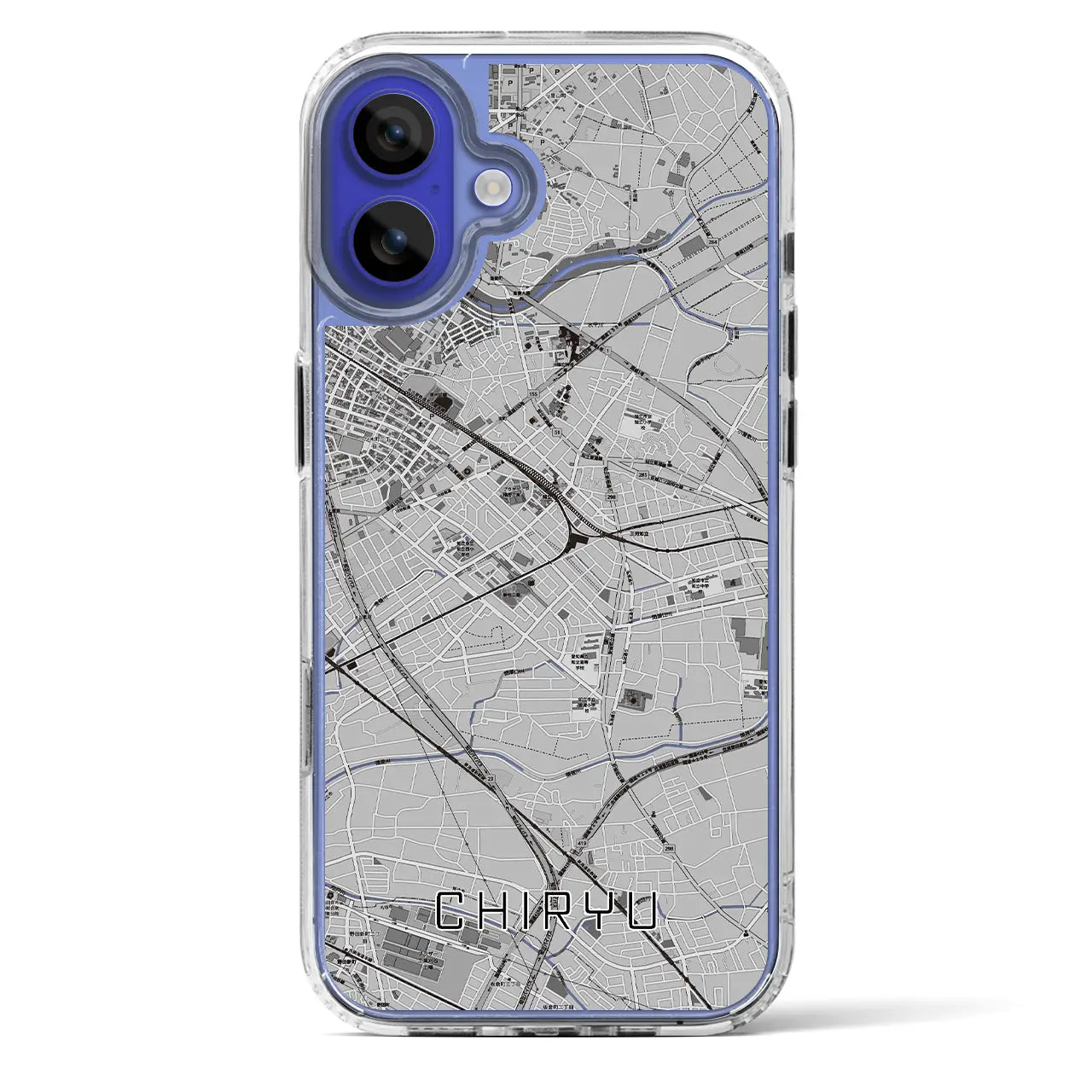 【知立(愛知県)】地図柄iPhoneケース(MagSafeタイプ)