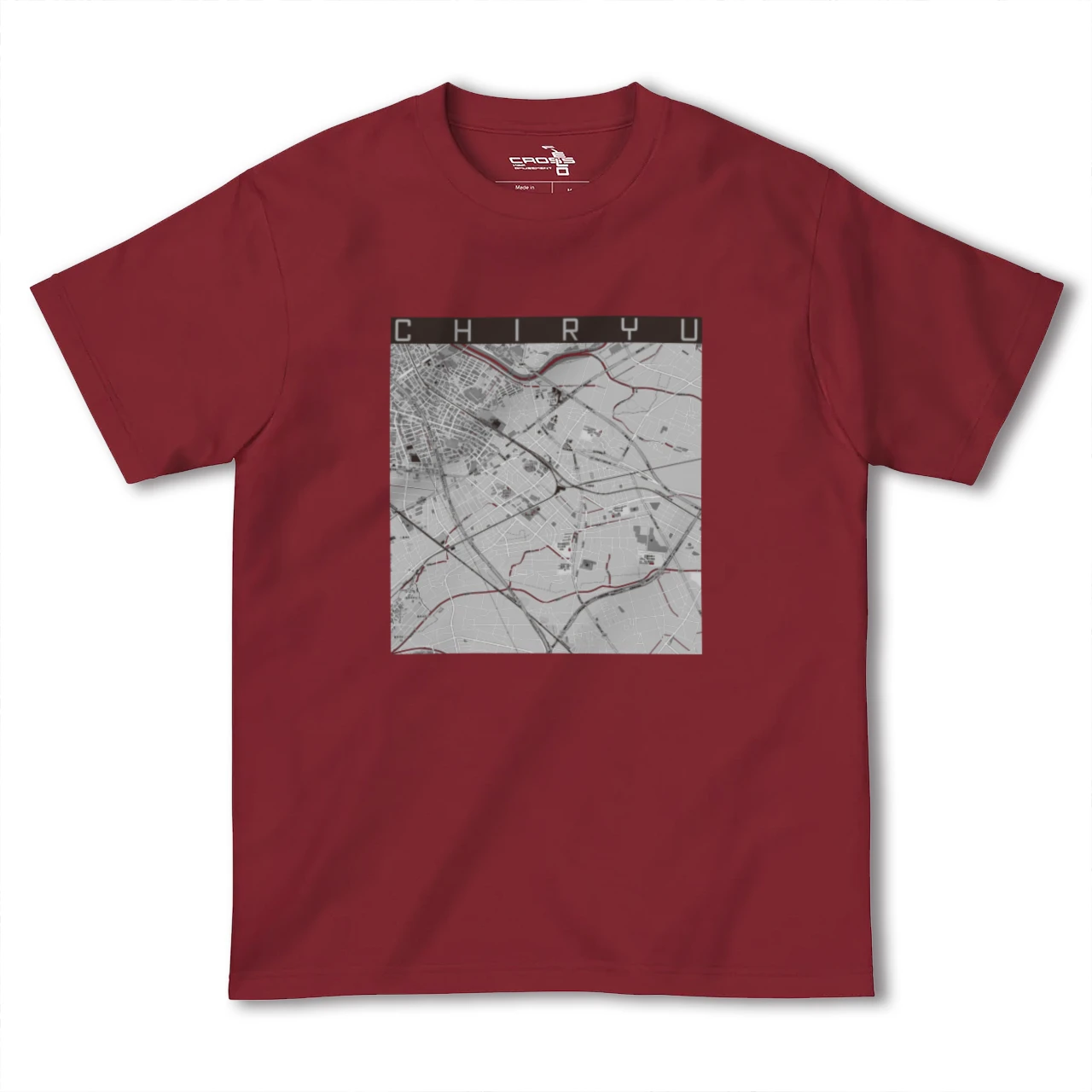 【知立(愛知県)】地図柄ヘビーウェイトTシャツ