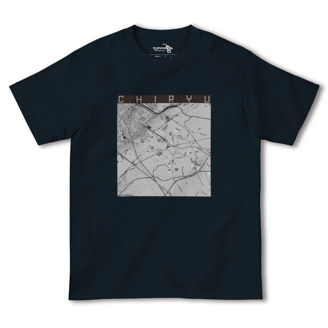 【知立(愛知県)】地図柄ヘビーウェイトTシャツ