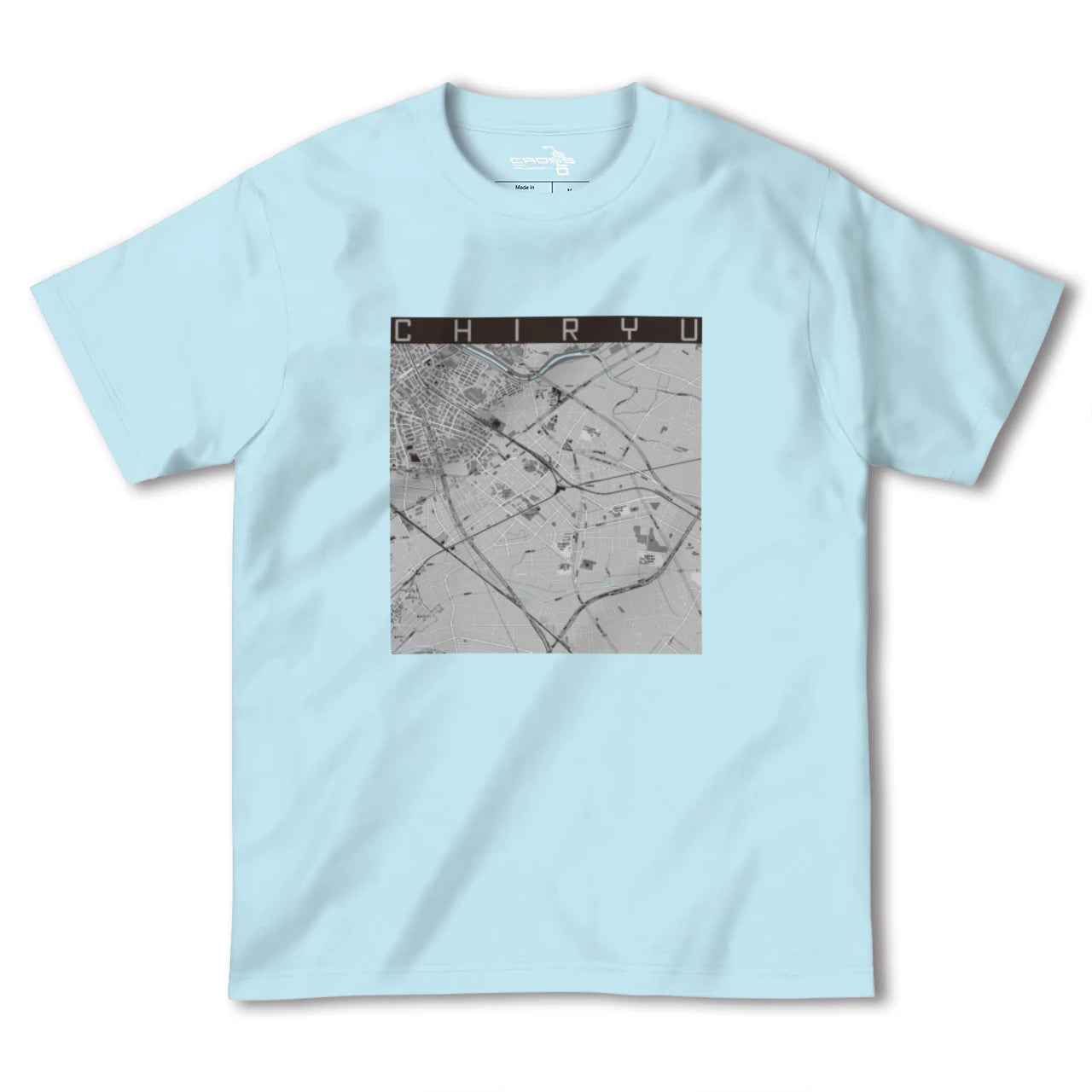 【知立(愛知県)】地図柄ヘビーウェイトTシャツ