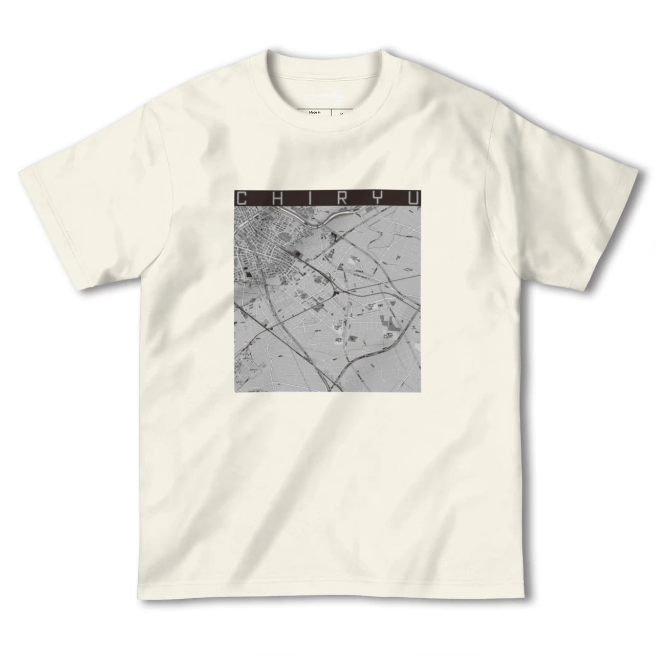 【知立(愛知県)】地図柄ヘビーウェイトTシャツ