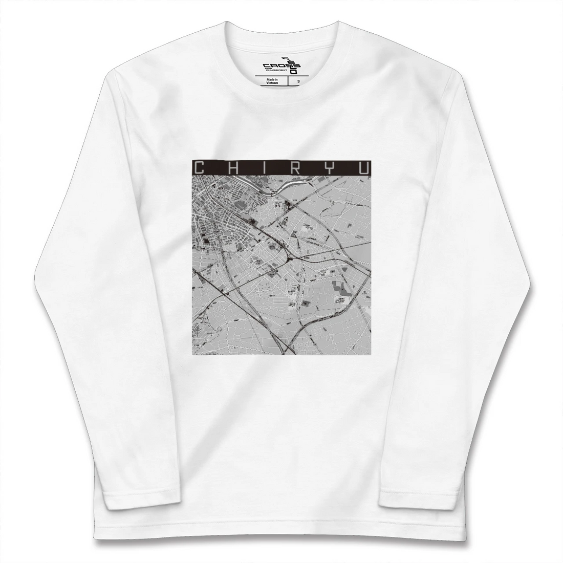 【知立(愛知県)】地図柄ロングスリーブTシャツ