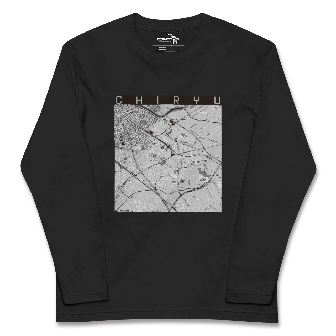 【知立(愛知県)】地図柄ロングスリーブTシャツ