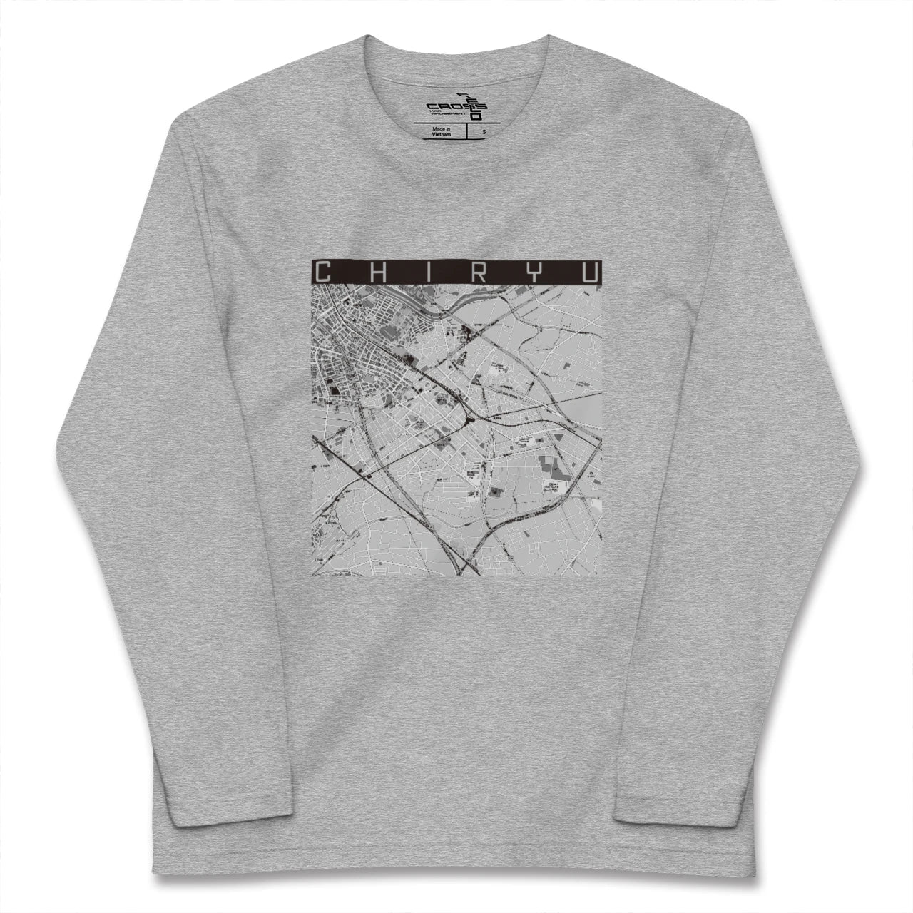 【知立(愛知県)】地図柄ロングスリーブTシャツ
