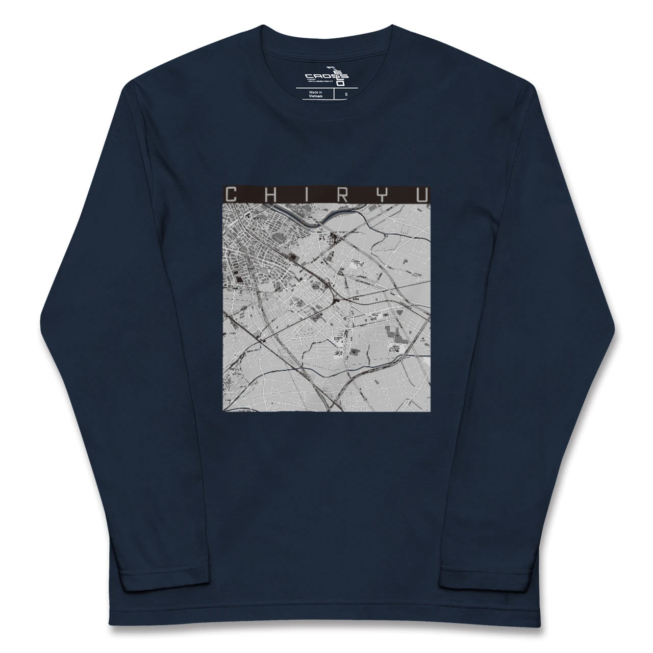 【知立(愛知県)】地図柄ロングスリーブTシャツ