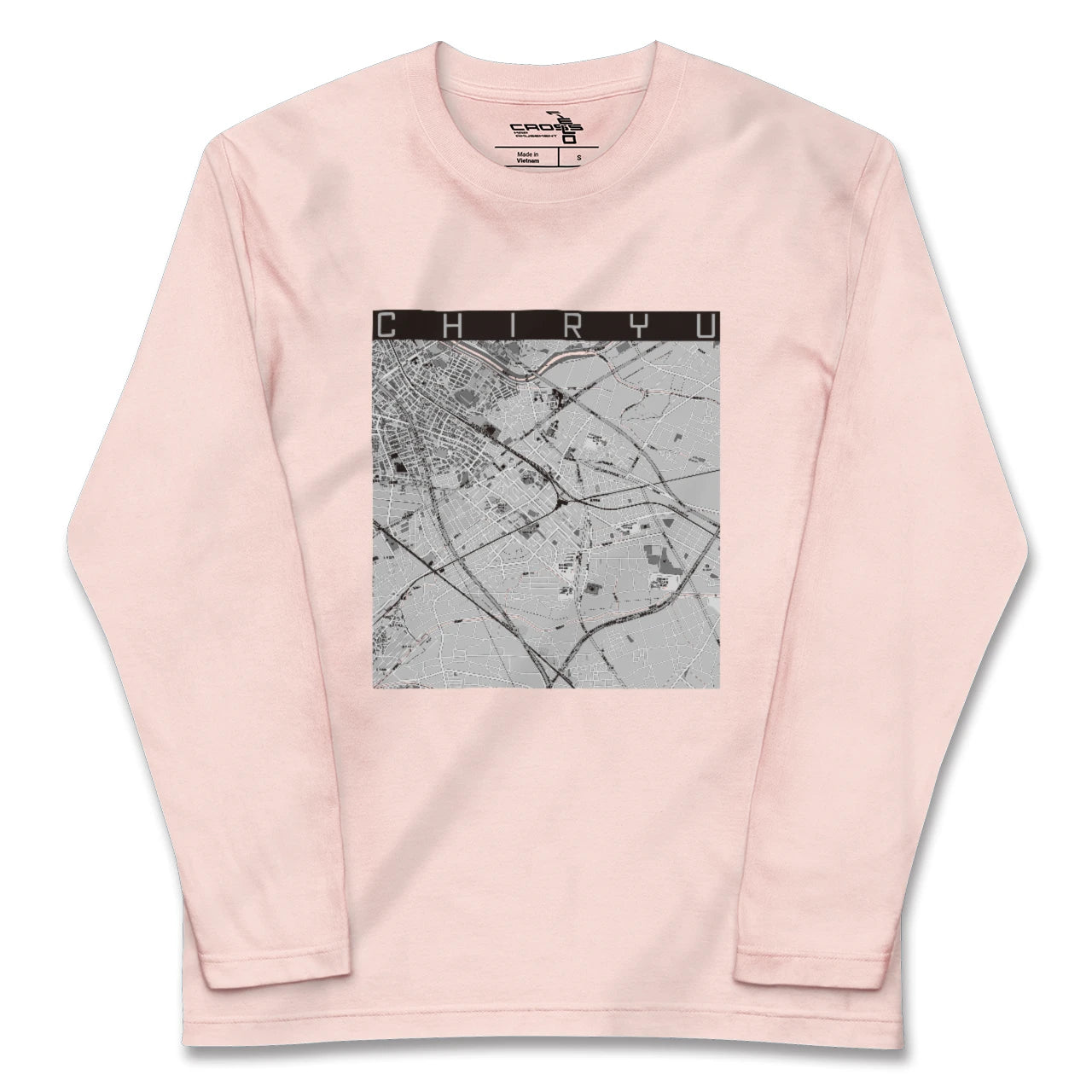 【知立(愛知県)】地図柄ロングスリーブTシャツ