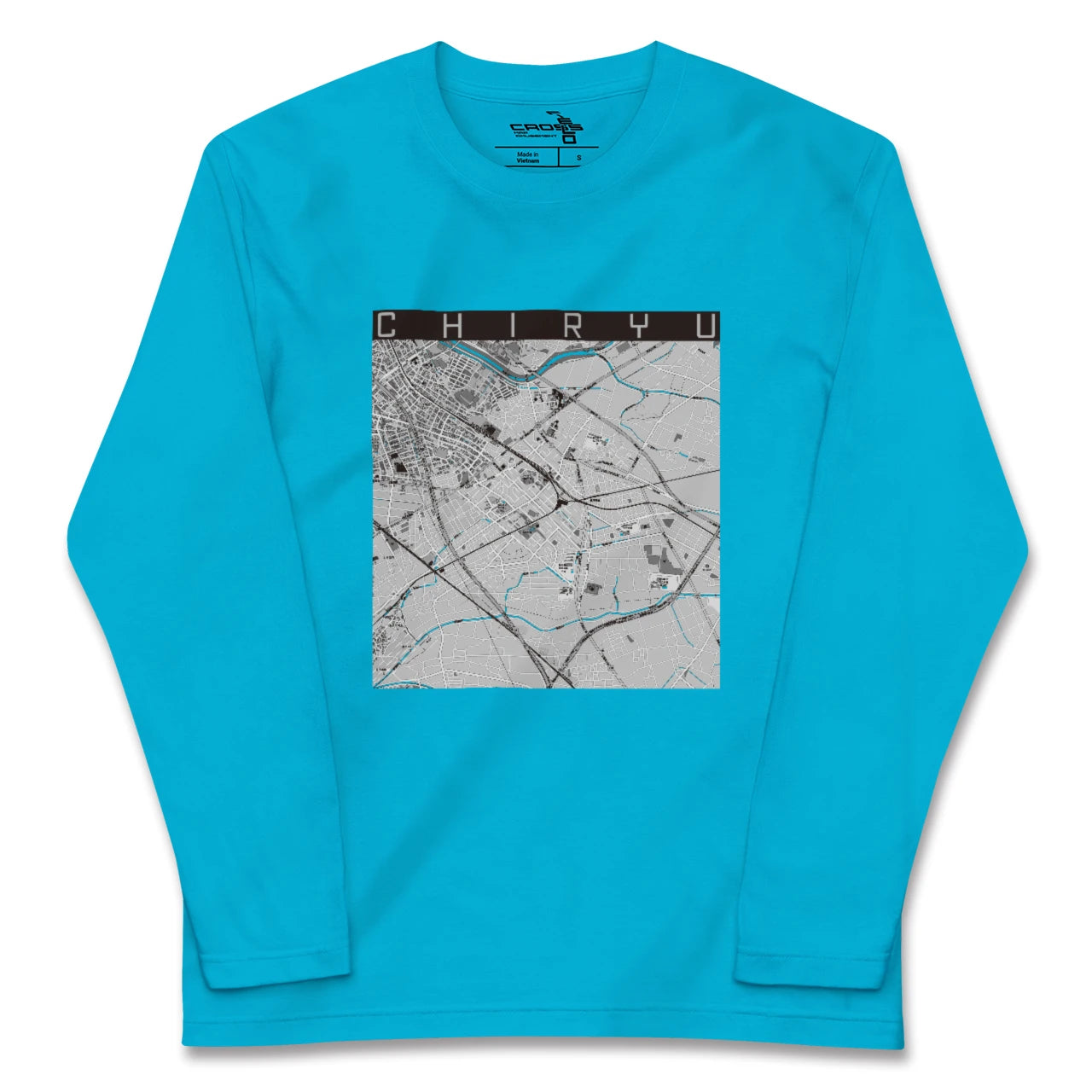 【知立(愛知県)】地図柄ロングスリーブTシャツ