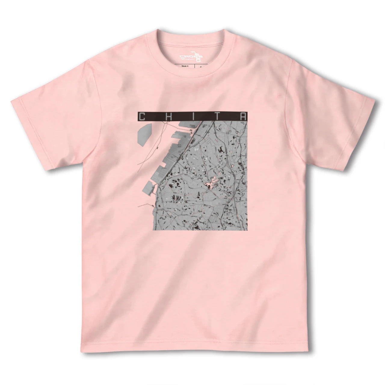 【知多(愛知県)】地図柄ヘビーウェイトTシャツ