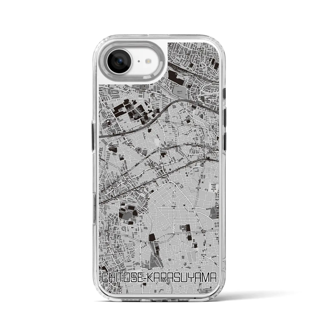 【千歳烏山(東京都)】地図柄iPhoneケース(MagSafeタイプ)