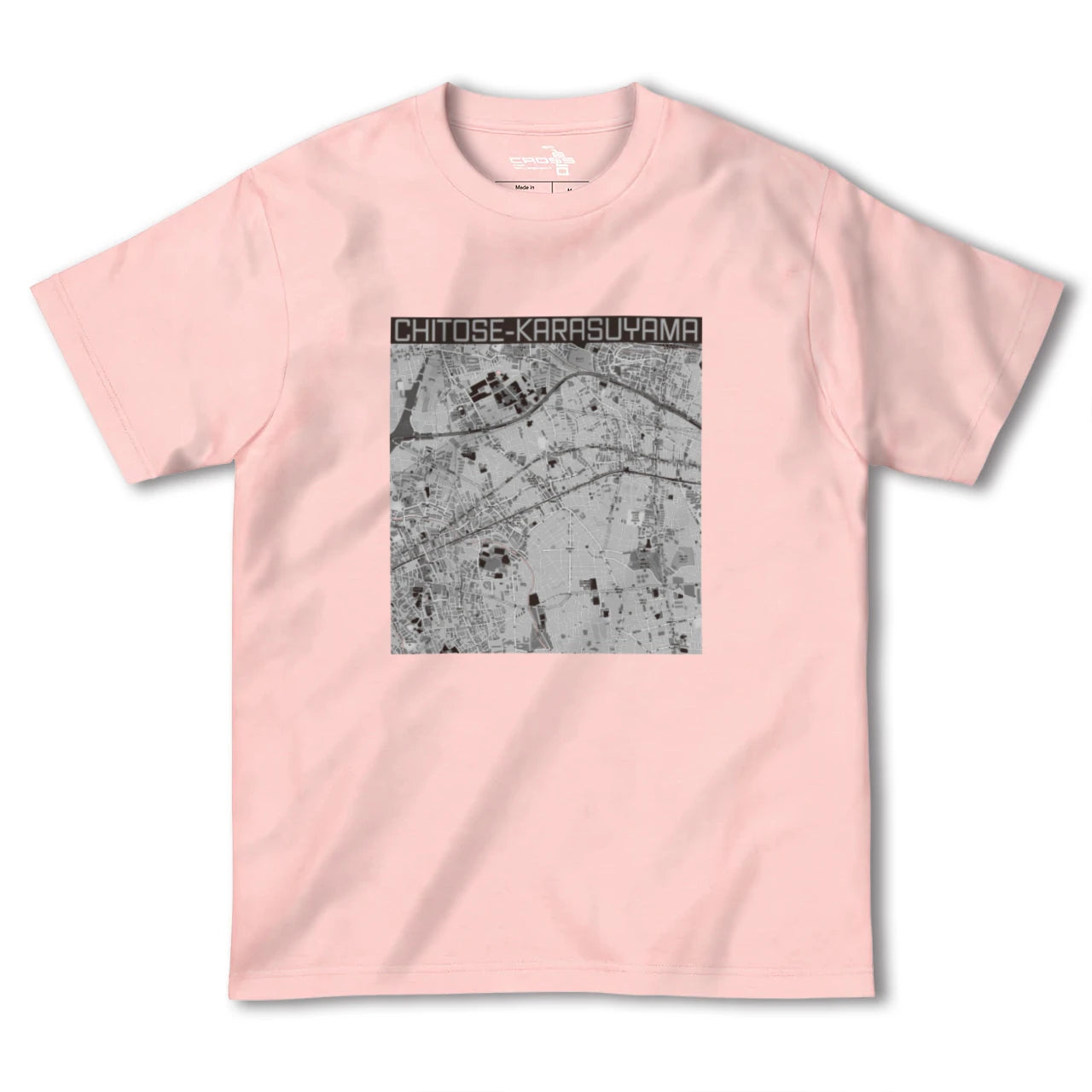 【千歳烏山(東京都)】地図柄ヘビーウェイトTシャツ