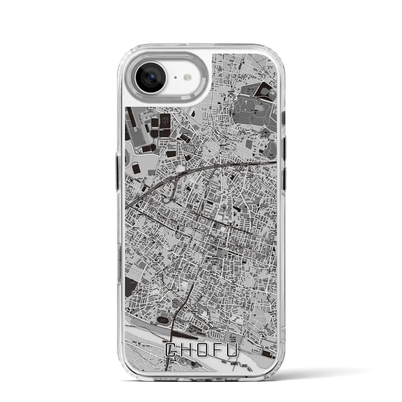 【調布(東京都)】地図柄iPhoneケース(MagSafeタイプ)