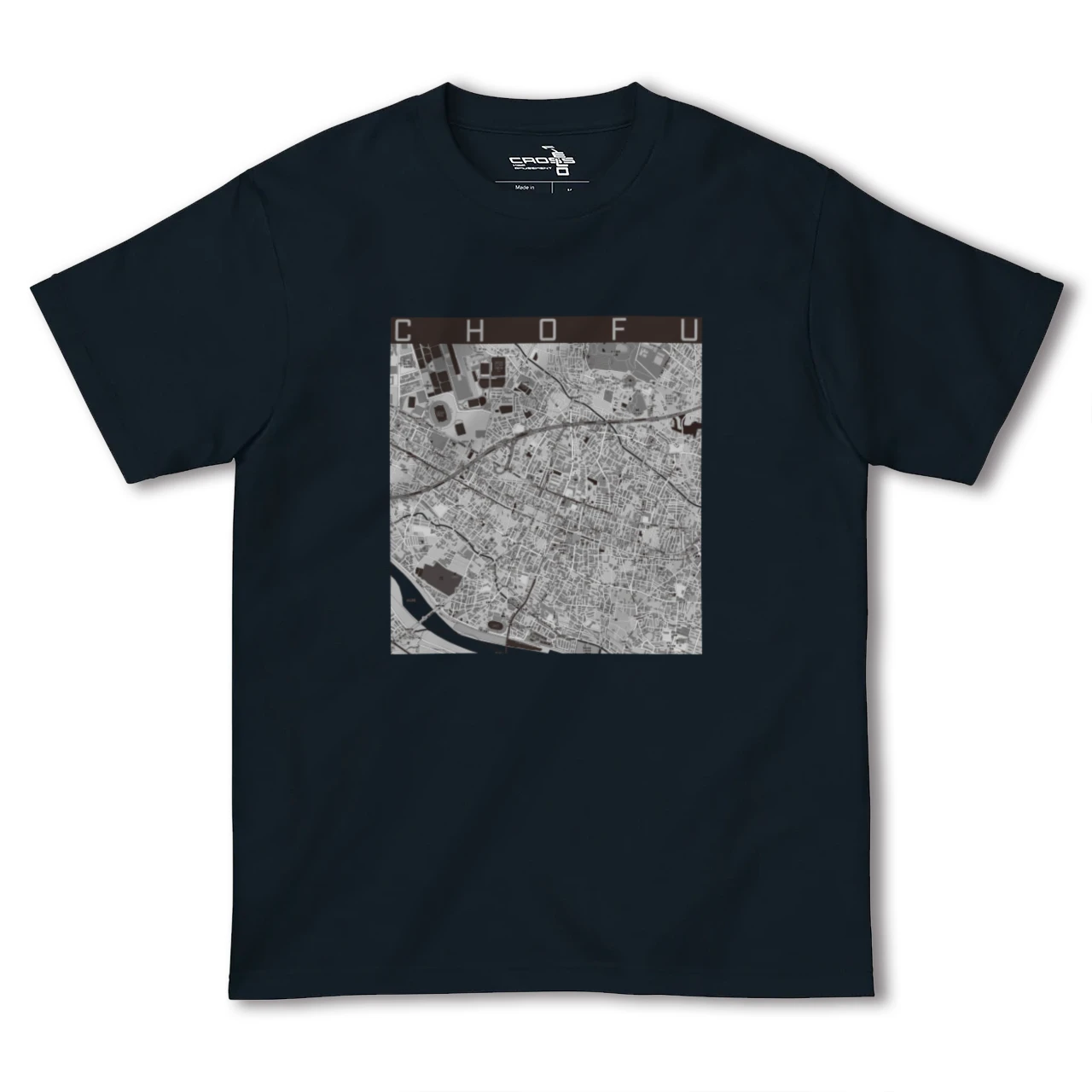 【調布(東京都)】地図柄ヘビーウェイトTシャツ