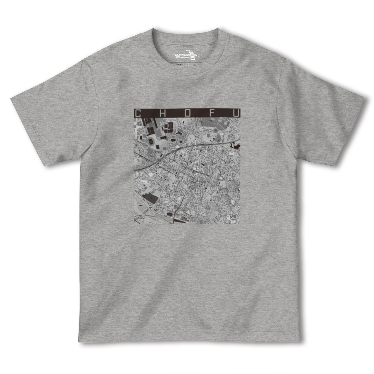 【調布(東京都)】地図柄ヘビーウェイトTシャツ