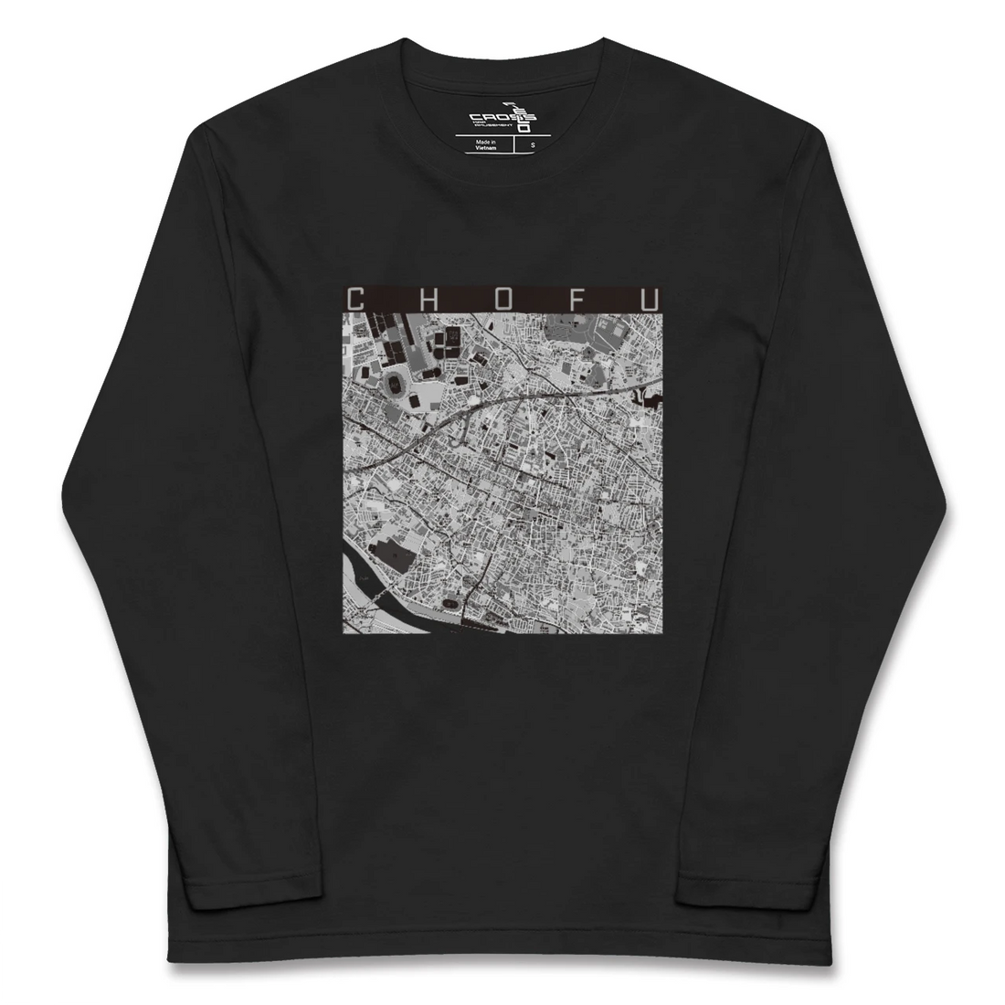 【調布(東京都)】地図柄ロングスリーブTシャツ