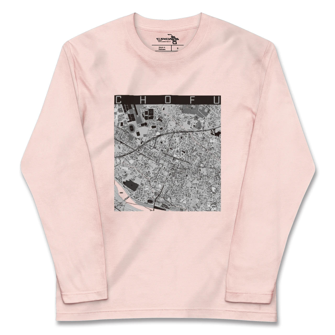 【調布(東京都)】地図柄ロングスリーブTシャツ