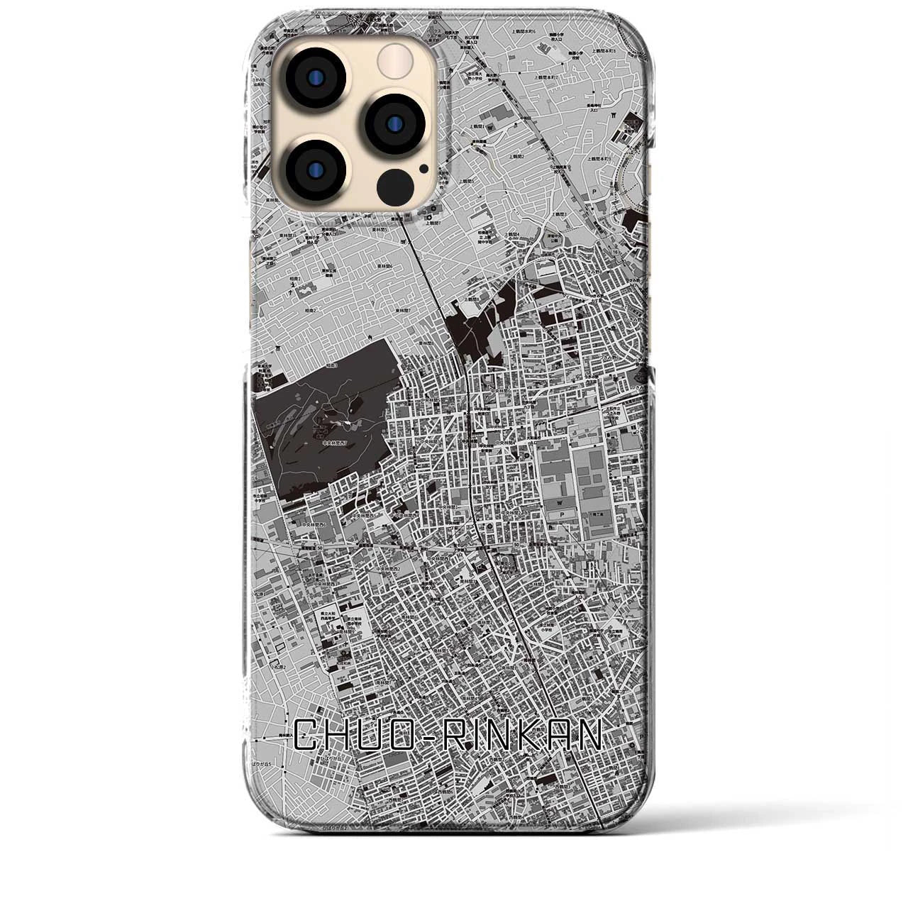 【中央林間(神奈川県)】地図柄iPhoneケース(クリアタイプ)