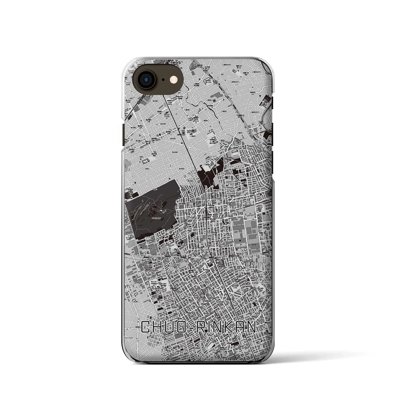 【中央林間(神奈川県)】地図柄iPhoneケース(クリアタイプ)