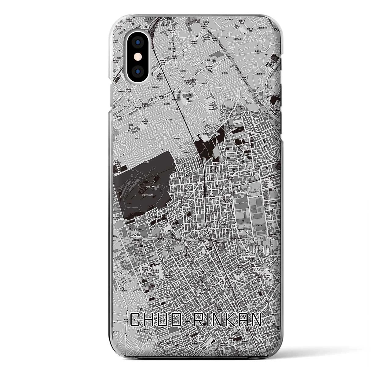 【中央林間(神奈川県)】地図柄iPhoneケース(クリアタイプ)