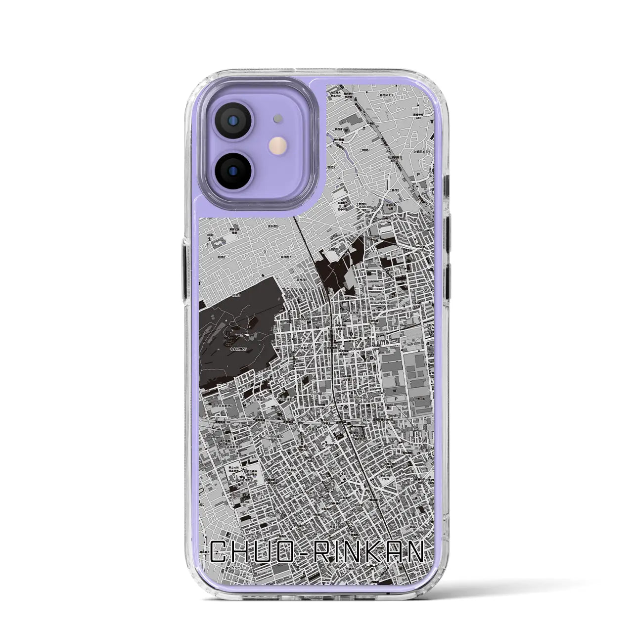 【中央林間(神奈川県)】地図柄iPhoneケース(MagSafeタイプ)