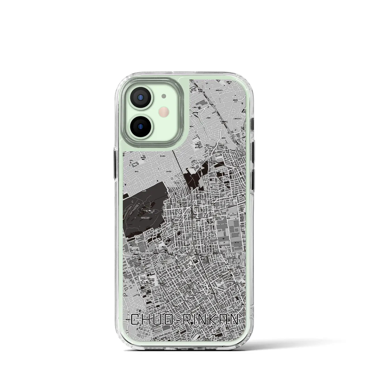 【中央林間(神奈川県)】地図柄iPhoneケース(MagSafeタイプ)