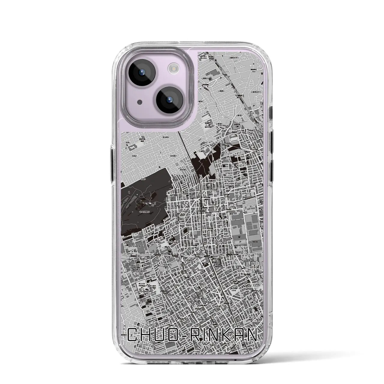 【中央林間(神奈川県)】地図柄iPhoneケース(MagSafeタイプ)