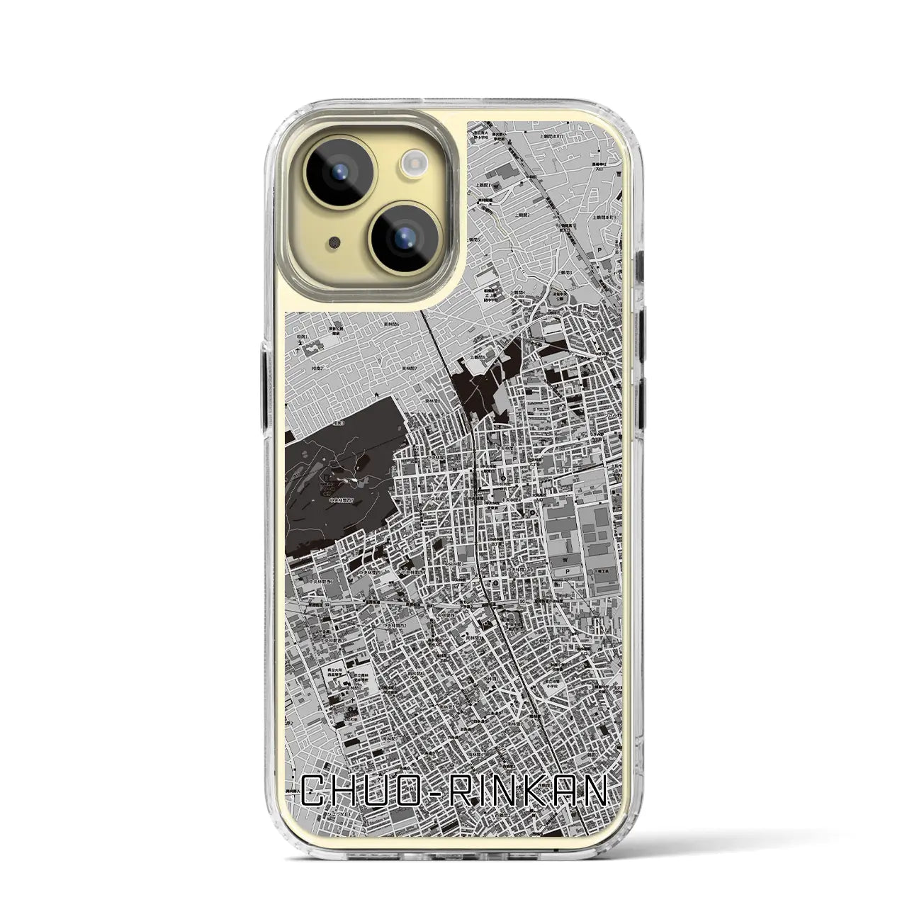【中央林間(神奈川県)】地図柄iPhoneケース(MagSafeタイプ)