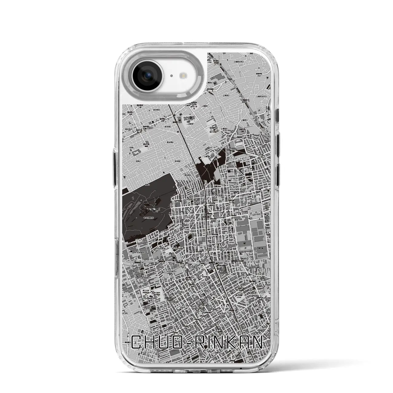 【中央林間(神奈川県)】地図柄iPhoneケース(MagSafeタイプ)